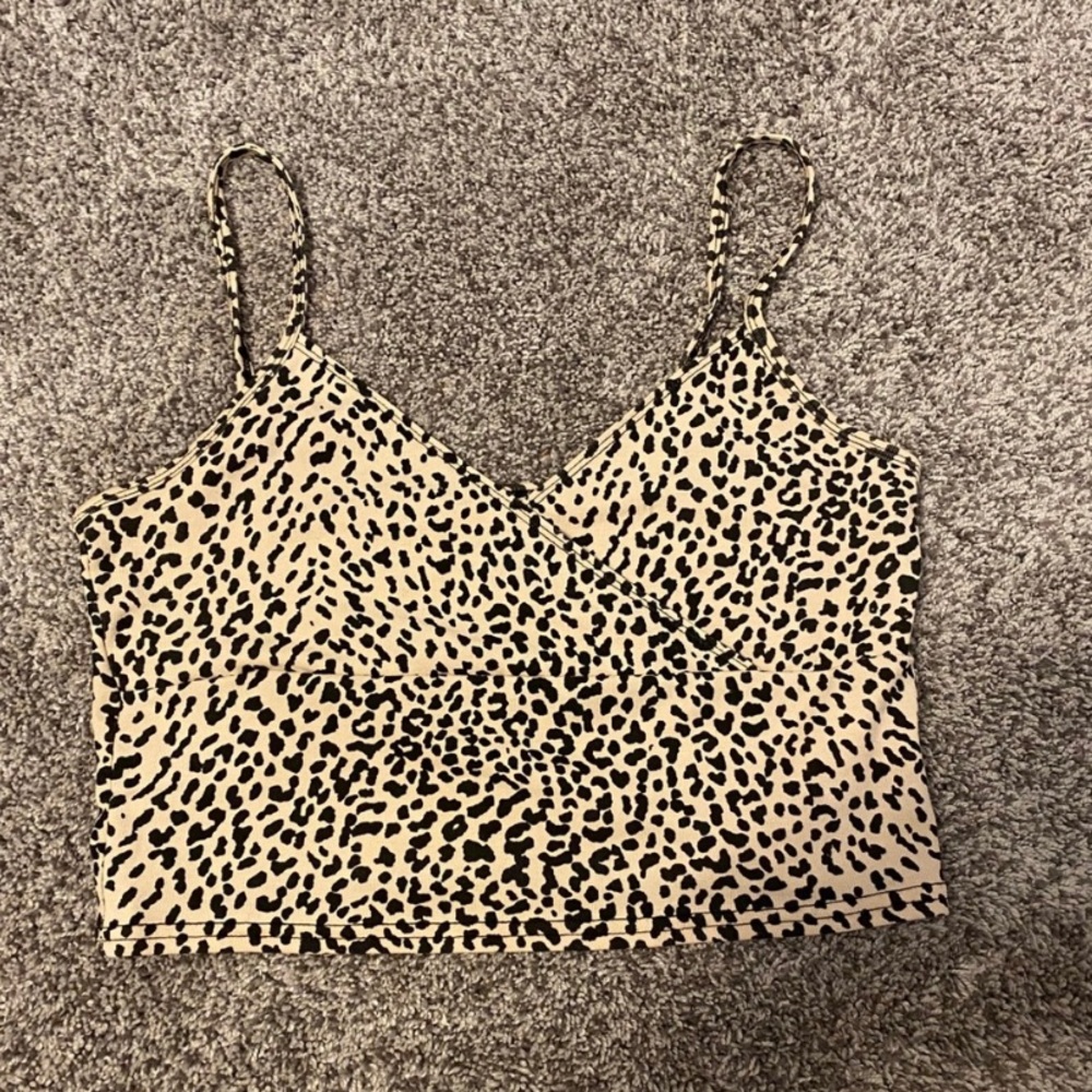 Cheetah Print Crop Top